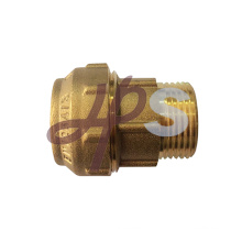 China factory brass plumbing fitting for PE tube